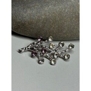 925 STERLING SILVER VAN DELL SPINEL BROOCH